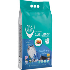 Наполнитель для кошачьего туалета Van Cat Super Premium Quality Marseille Soap Бентонитовый комкующий 5 кг (6 л) (8699245857320/8699245856316) mini slide 1