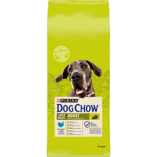 Сухий корм для собак великих порід віком від 2 років Dog Chow Large Breed з індичкою 14 кг mini slide 1