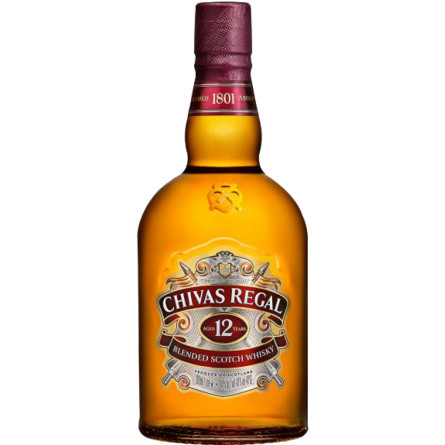 Виски Chivas Regal 1 л 12 лет выдержки 40%