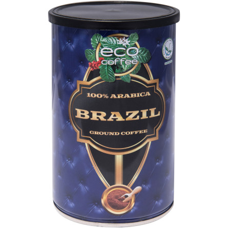 Кава мелена Jamero Свіжообсмажена Eco Coffee Brazil 250 г