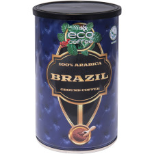 Кава мелена Jamero Свіжообсмажена Eco Coffee Brazil 250 г mini slide 1
