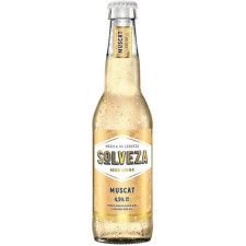 Упаковка смеси пива с соком Solveza Muscat светлое фильтрованное 4.5% 0.33 л x 24 шт. mini slide 1
