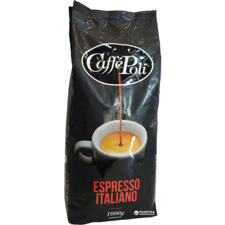 Кава в зернах Caffe Poli Espresso Italiano Nero 1 кг