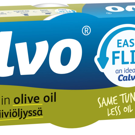 Тунець Calvo Easy Flip в оливковій олії 65 г х 3 шт