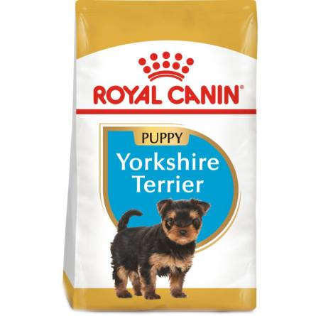 Сухий повнораційний корм для цуценят Royal Canin Yorkshire Terrier Puppy породи йоркширський тер'єр віком від 2 до 10 місяців 500 г (39720051)