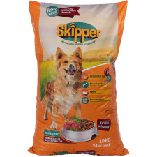 Сухой корм для собак Skipper говядина и овощи 10 кг mini slide 1