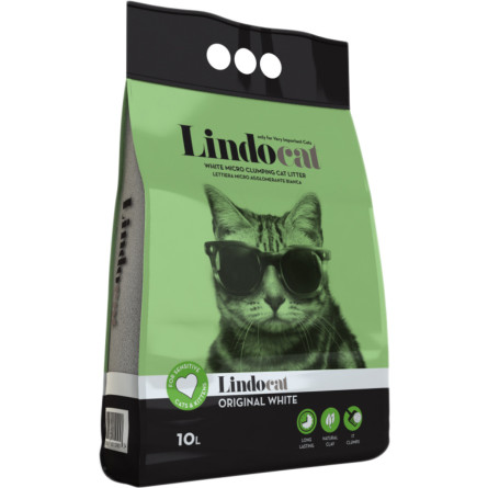 Наполнитель для кошачьего туалета Lindocat Original Бентонитовый комкующий 8.5 кг (10 л) (800645 5001090)