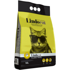 Наповнювач для котячого туалету Lindocat Classic White Бентонітовий грудкувальний 8.5 кг (10 л) mini slide 1