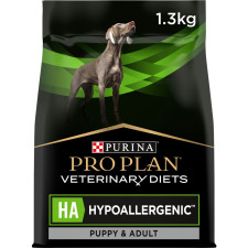 Сухой полнорационный диетический корм для щенков и взрослых собак Purina Pro Plan Veterinary Diets HA 1.3 кг mini slide 1