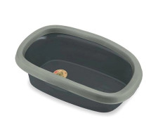 Туалет для кішок Stefanplast Sprint 10 Green Line 43 x 31 x 14 см Сіро-зелений mini slide 1