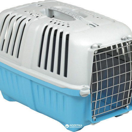 Перенесення для собак і кішок MPS 2 Pratiko 2 Metal S 01140203 55 х 36 х 36 см до 18 кг Блакитна