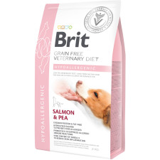 Сухой корм для всех возрастов собак Brit VetDiets при пищевой аллергии с лососем горохом и гречихой 2 кг mini slide 1