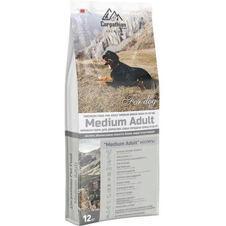 Сухий корм для собак Carpathian Pet Food Medium Adult 12 кг