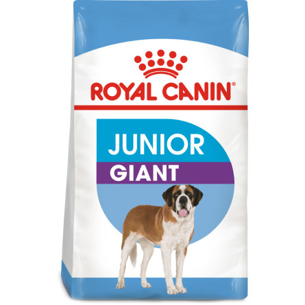 Сухий корм для цуценят гігантських порід Royal Canin Giant Junior старше 8 місяців 15 кг (3031150/11425) (3182550707077/0262558707071) slide 1