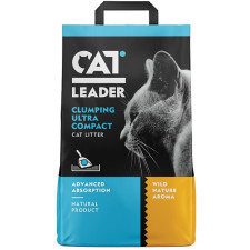 Наповнювач для котячого туалету Cat Leader Clumping Ultra Compact with Wild Nature Бентонітовий ультрагрудкувальний 5 кг (5 л) mini slide 1