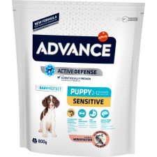 Сухий корм для цуценят всіх порід Advance Dog Puppy Sensitive з чутливим травленням 800 г mini slide 1