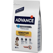 Сухий корм для дорослих собак з чутливим травленням Advance Sensitive Salmon & Rice 3 кг mini slide 1