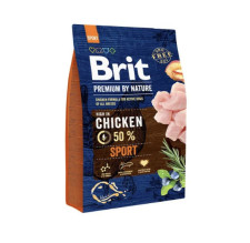 Сухой корм для собак Brit Premium Sport с повышенными физическими нагрузками со вкусом курицы 3 кг mini slide 1