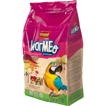 Повседневный корм для больших попугаев Vitapol Karmeo Premium2.5 кг