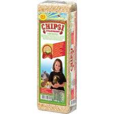 Наполнитель для грызунов Chipsi Strawberry Древесный впитывающий 1 кг (15 л) mini slide 1