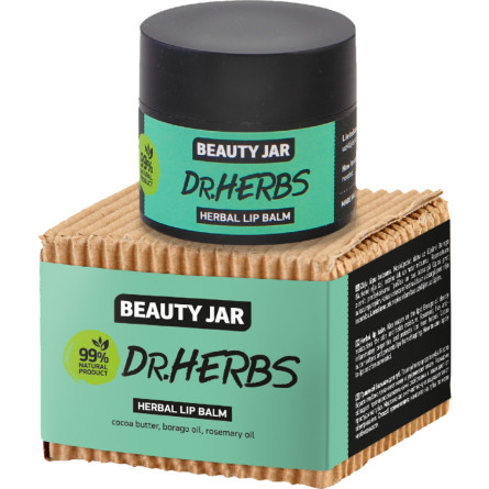 Трав'яний бальзам для губ Beauty Jar Dr. Herbs 15 мл slide 1