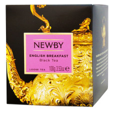 Чай Newby English Breakfast чорний байховий 100г mini slide 1