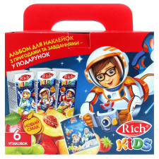 Сік Rich Kids в асортименті 6шт х 0,2л + книжка для наклейок mini slide 1
