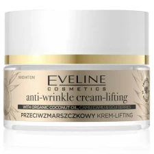 Крем-лифтинг Eveline Cosmetics Organic Gold против морщин 50 мл mini slide 1