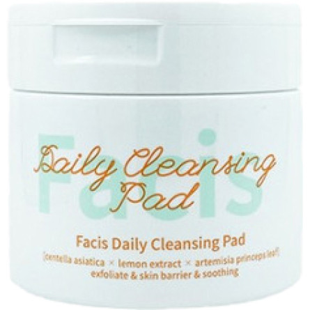 Салфетки-подушечки с тоником Facis Очищающие Daily Cleansing Pad 180 мл (70 шт)