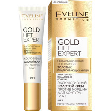 Крем для контура глаз Eveline Gold Lift Expert 15 мл mini slide 1
