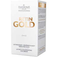 Крем для шкіри навколо очей Farmona Retin Gold Ліфтинг і освітлення 50 мл mini slide 1