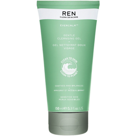 Очищающий гель для лица Ren Evercalm Gentle Cleansing Gel 150 мл