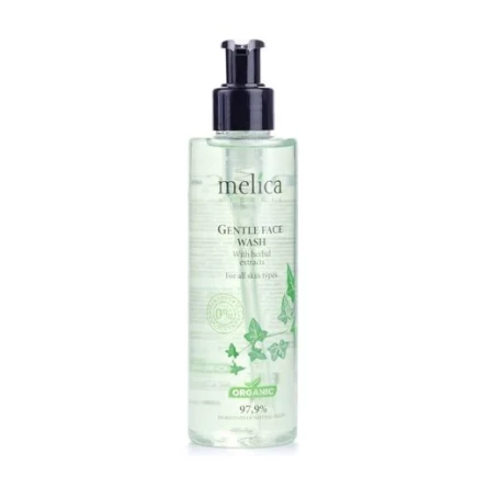 Нежное очищающее средство для лица Melica Organic с растительными экстрактами 200 мл