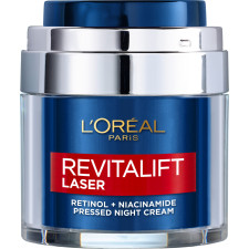 Нічний крем L'Oreal Paris Revitalift Лазер проти зморщок та для покращення тону шкіри обличчя з ретинолом та нікотинамідом 50 мл mini slide 1