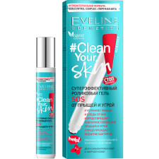 Суперэффективный роликовый гель Eveline Clean Your Skin SOS от прыщей и угрей 15 мл mini slide 1