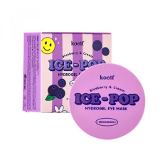 Гидрогелевые патчи для глаз с голубикой и сливками Koelf Blueberry & Cream Ice-Pop Hydrogel Eye Mask 60 шт mini slide 1