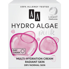 Денний мультизволожувальний крем AA Cosmetics Hydro Algae Pink Cream для сухої та нормальної шкіри 50 мл mini slide 1
