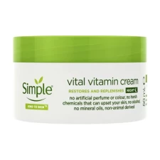 Нічний вітамінний крем Simple Vital Vitamin Night Cream Kind to Skin 50 мл mini slide 1