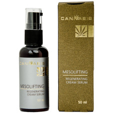 Крем-сироватка Cannabis конструктор контуру обличчя з екстрактом канабісу Mesolifting Regenerating cream serum 50 мл mini slide 1