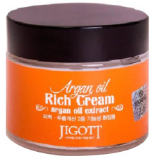Насичений крем для обличчя Jigott Argan Rich Cream з аргановою олією 70 мл mini slide 1