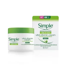 Денний вітамінний крем Simple Vital Vitamin Cream SPF15 Kind to Skin 50 мл mini slide 1