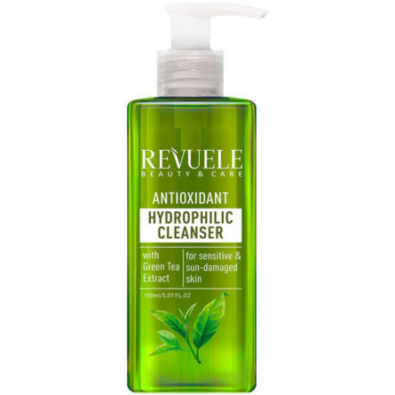 Антиоксидантный гидрофильный гель для умывания REVUELE Hydrophilic Cleanser с экстрактом зеленого чая 150 мл slide 1