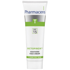 Заспокійливий крем для обличчя Pharmaceris T Octopirox SPF15 30 мл mini slide 1