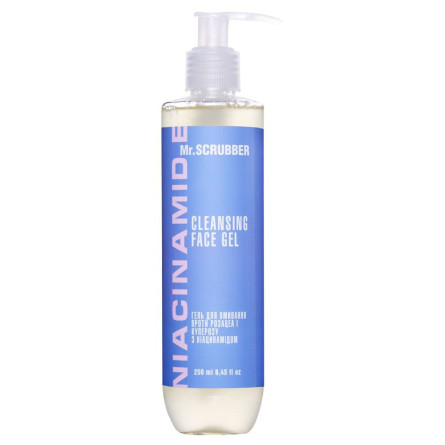 Гель для вмивання Mr.Scrubber Niacinamide Cleansing Face Gel проти розацеа та куперозу з ніацинамідом 250 мл