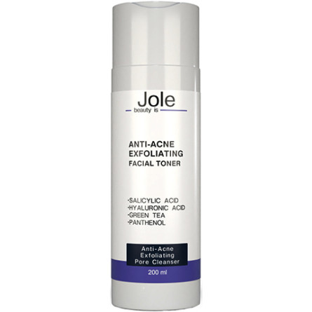 Тонер для лица Jole Anti Acne Exfoliating Toner Анти-акне с салициловой кислотой 2% 200 мл