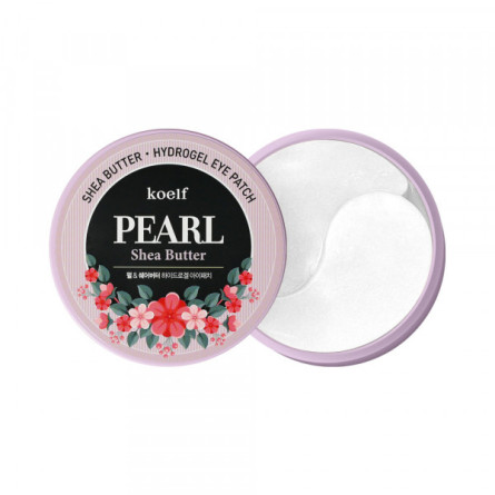 Гідрогелеві патчі для очей з перлами Koelf Pearl&Shea Butter Eye Patch 60 шт.