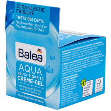 Крем для обличчя Balea Tagescreme Aqua Feuchtigkeits Creme-Gel 50 мл mini slide 1