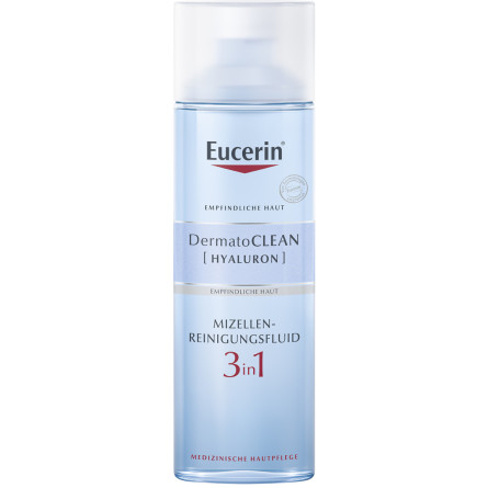 Средство для снятия макияжа 3 в 1 Eucerin DermatoClean 200 мл