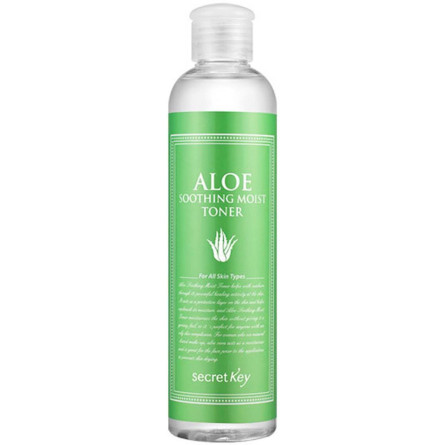 Тонер для лица Secret Key Aloe Soothing Moist Toner с 98% экстрактом алоэ вера 248 мл