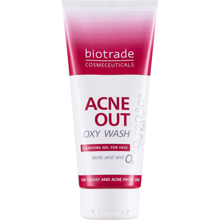 Гель для умывания Biotrade Acne Out Oxy Wash с кислородом и молочной кислотой 50 мл